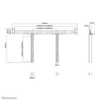 garso juostos - NEOMOUNTS BY NEWSTAR SOUNDBAR VESA AWL29-750BL1 BLACK - 9 nuotrauka