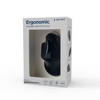 mouse ergonomic - MOUSE USB OPTICAL WRL BLACK/ERGONOMIC MUSW-ERGO-03 GEMBIRD - 5 nuotrauka