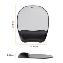 mouse pad wrist - Fellowes Memory Foam Mouse Pad/Wrist Rest Plasma - 7 nuotrauka