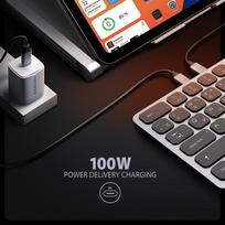 usb c hub 4k 60hz - KEYBOARD   I/O HUB 9IN1/0.6M HMC-KB-CRL AXAGON - 10 nuotrauka