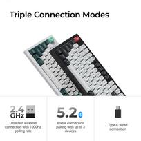 keychron he - KEYBOARD WRL Q5 HE RGB/SHELL WHITE Q5H-P1 KEYCHRON - 3 nuotrauka
