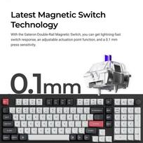 keychron he - KEYBOARD WRL Q5 HE RGB/SHELL WHITE Q5H-P1 KEYCHRON - 6 nuotrauka
