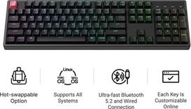keychron - KEYBOARD WRL K10 RGB/BLACK K10X-H1 KEYCHRON - 3 nuotrauka