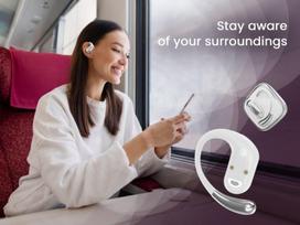 tws ausines - HEADSET BLUETOOTH OPEN EAR/TWS WHITE OWS-01-W GEMBIRD - 4 nuotrauka