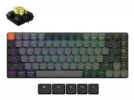 klaviaturos lt - Keychron K3 RGB Belaidė Mechaninė Klaviatūra Juoda (Black) K3X-B4 - 2 nuotrauka