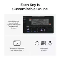 klaviaturos lt - Keychron K4 HE Wireless, Juodas (Black) - 2 nuotrauka