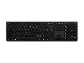 klaviaturos lipdukai - Lenovo Professional Wireless Rechargeable Keyboard AI | Keyboard | Wireless | Estonian | Bluetooth | Grey | 4Y41R64545 - 3 nuotrauka