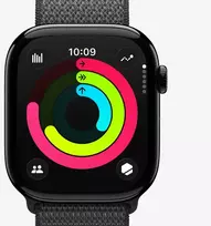 series 11 - Apple Watch Series 11 GPS 42mm Juodas (Jet Black) Aliuminio Korpusas su Juodu Sportiniu Dirželiu - M/L - 5 nuotrauka