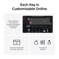klaviaturos lt - KEYBOARD WRL K10 HE/BLACK K10H-J1 KEYCHRON - 4 nuotrauka