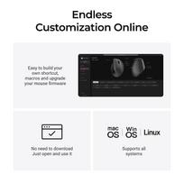 keychron m5 - Keychron M5 Wireless 8K Juoda (Black) - 2 nuotrauka