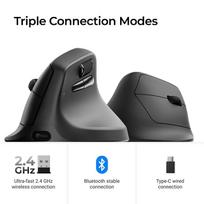 keychron m5 - Keychron M5 Wireless 8K Juoda (Black) - 3 nuotrauka