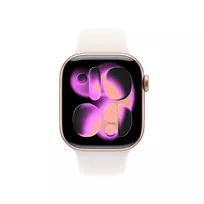 apple watch dirzelis s - Apple Watch Series 11 42mm Rožinė Auksinė (Rose Gold) Sportinis Dirželis (Light Blush) S/M - 2 nuotrauka