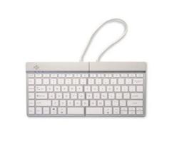 balta klaviatura belaide - KEYBOARD WRL SPLIT BREAK/WHITE RGOSBUKWLWH R-GO TOOLS - 11 nuotrauka