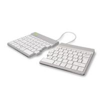 balta klaviatura belaide - KEYBOARD WRL SPLIT BREAK/WHITE RGOSBUKWLWH R-GO TOOLS - 12 nuotrauka