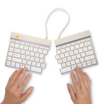 350 - KEYBOARD WRL COMPACT BREAK/WHITE RGOSBUSWLWH R-GO TOOLS - 2 nuotrauka