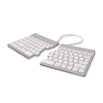 350 - KEYBOARD WRL COMPACT BREAK/WHITE RGOSBUSWLWH R-GO TOOLS - 5 nuotrauka