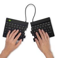 split keyboard - KEYBOARD WRL COMPACT BREAK/BLACK RGOSBUKWLBL R-GO TOOLS - 2 nuotrauka
