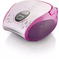 radijas digital - Lenco SCD-24 rožinė - 3 nuotrauka