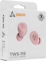 ausines rozines - Sbox EB-TWS115 Pink (Rožinės) - 2 nuotrauka