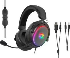 ps5 ausines - Speedlink headset Conux RGB, black (SL-860017-BK) - 4 nuotrauka