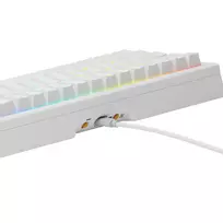 balta klaviatura - Glorious GMMK 3 65% Prebuilt klaviatūra Žaidimams, USB, QWERTY, Anglų (US), Balta (White) - 6 nuotrauka