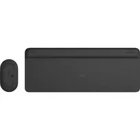 klaviatura slim - Logitech MK470 Slim Wireless Combo Klaviatūra ir Pelė, Grafitas (Graphite) - 4 nuotrauka