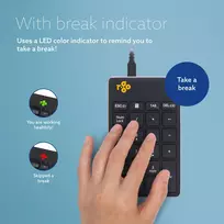 klaviaturos lt - R-Go Tools Numpad Break, Juodas (Black) - 5 nuotrauka