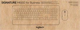 balta klaviatura - Logitech MK650 Anglų (UK), balta, belaidė - 4 nuotrauka