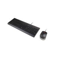 klaviaturos lt - Lenovo Essential Wired Combo Keyboard and Mouse | Keyboard and Mouse Set | Wired | Mouse included | Lithuanian | Black | 4X31R64442 - 3 nuotrauka