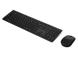 bluetooth peles - Lenovo Professional Wireless Rechargeable Combo Keyboard and Mouse | Keyboard and Mouse Set | Wireless | Mouse included | US English | Bluetooth | Grey | 4X31R64316 - 3 nuotrauka