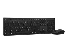 bluetooth peles - Lenovo Professional Wireless Rechargeable Combo Keyboard and Mouse | Keyboard and Mouse Set | Wireless | Mouse included | US English | Bluetooth | Grey | 4X31R64316 - 4 nuotrauka