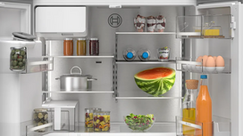 laisvai pastatomas saldytuvas - Bosch KFI96AXEA - 12 nuotrauka