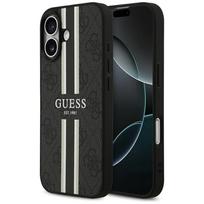 iphone case leather - Guess 4G Printed Stripes MagSafe case for iPhone 17 - black - 1 nuotrauka