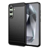 samsung galaxy s24 fe deklas - Carbon Case for Samsung Galaxy S24 FE - Black - 1 nuotrauka