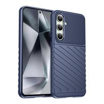 samsung galaxy s24 fe deklas - Thunder Case for Samsung Galaxy S24 FE silicone armor cover - blue - 1 nuotrauka