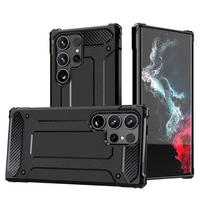 telefonas galaxy s25 ultra - Hybrid Armor Case for Samsung Galaxy S25 Ultra Armored Hybrid Case - Black - 1 nuotrauka