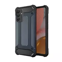Hybrid Armor Camshield with Camera Cover and Metal Ring for Samsung Galaxy S25+ - Blue