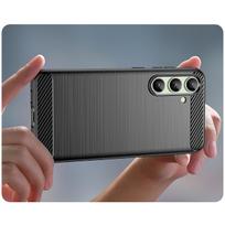 samsung galaxy s24 fe deklas - Carbon Case for Samsung Galaxy S24 FE - Black - 3 nuotrauka