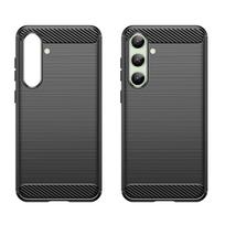 samsung galaxy s24 fe deklas - Carbon Case for Samsung Galaxy S24 FE - Black - 6 nuotrauka
