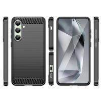 samsung galaxy s24 fe deklas - Carbon Case for Samsung Galaxy S24 FE - Black - 7 nuotrauka