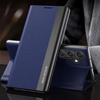 flip telefonai - Sleep Case Pro Samsung Galaxy S24 FE Case with Flip and Stand - Blue - 2 nuotrauka