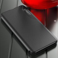 flip telefonai - Eco Leather View Case for Samsung Galaxy S24 FE with Flip and Stand - Black - 4 nuotrauka