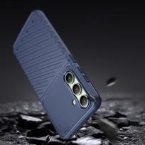 samsung galaxy s24 fe deklas - Thunder Case for Samsung Galaxy S24 FE silicone armor cover - blue - 5 nuotrauka