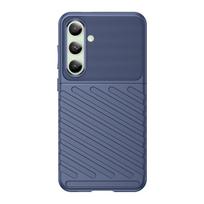 samsung galaxy s24 fe deklas - Thunder Case for Samsung Galaxy S24 FE silicone armor cover - blue - 7 nuotrauka