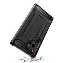 telefonas galaxy s25 ultra - Hybrid Armor Case for Samsung Galaxy S25 Ultra Armored Hybrid Case - Black - 3 nuotrauka