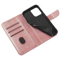 flip telefonai - Magnet Case with Flip for Samsung Galaxy S25 Ultra - Pink - 3 nuotrauka