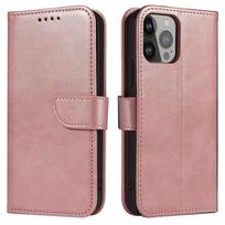 flip telefonai - Magnet Case with Flip for Samsung Galaxy S25 Ultra - Pink - 8 nuotrauka