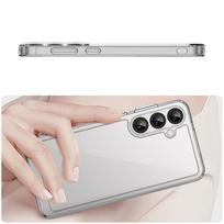 geliu remeliai - Outer Space Case with Gel Frame for Samsung Galaxy S25+ - Transparent - 5 nuotrauka