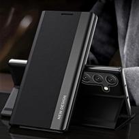 flip telefonai - Sleep Case Pro Samsung Galaxy S25+ Case with Flip and Stand - Black - 2 nuotrauka