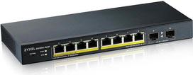 gigabit switch 2 - ZYXEL GS1900-10HP V2, 8-PORT GBE L2 POE SMART SWITCH   2 SFP SLOTS, 802.3AT, DESKTOP, FANLESS, 70 WATT | GS1900-10HP-EU0102F - 5 nuotrauka